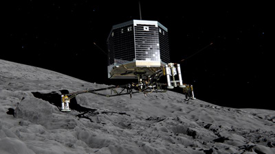 Зонд Philae нашел химические соединения необходимые для жизни