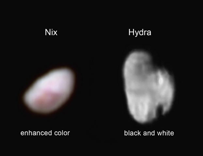 New Horizons предоставил первые фотографии спутников Никс и Гидра